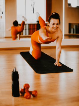 Woman doing pelvic floor physiotherapy exercises for vaginismus treatment Singapore